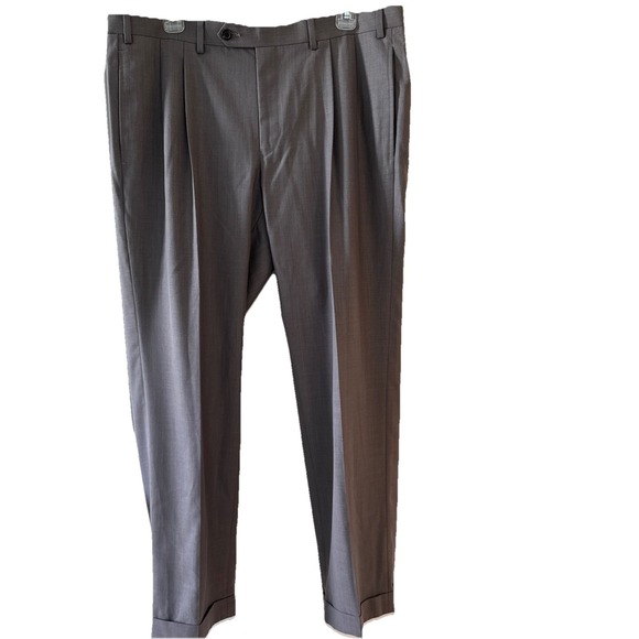 Polo Ralph Lauren Other - Lauren Ralph Lauren Mens 36x30 Gray‎ Pleated Front Cuffed Bottom Dress Pants
